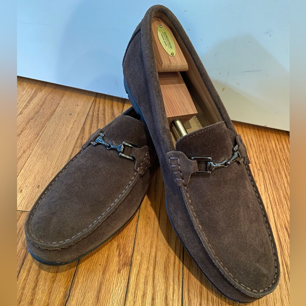 FootJoy FJ Club Casuals Brown Suede Bit Loafers Men’s 13 EUC.